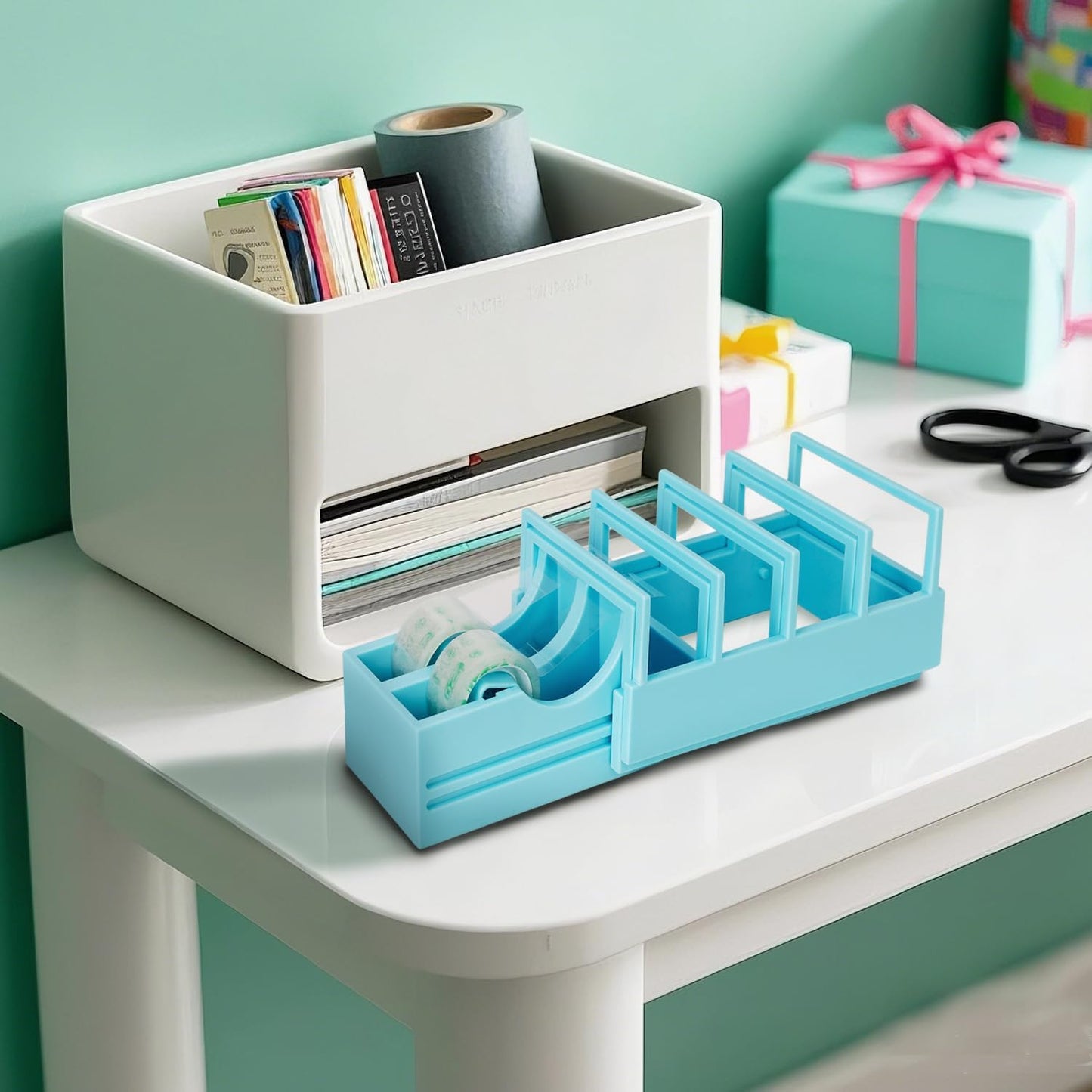 Tape Dispenser | Compact Multi-Functional Tape Holder