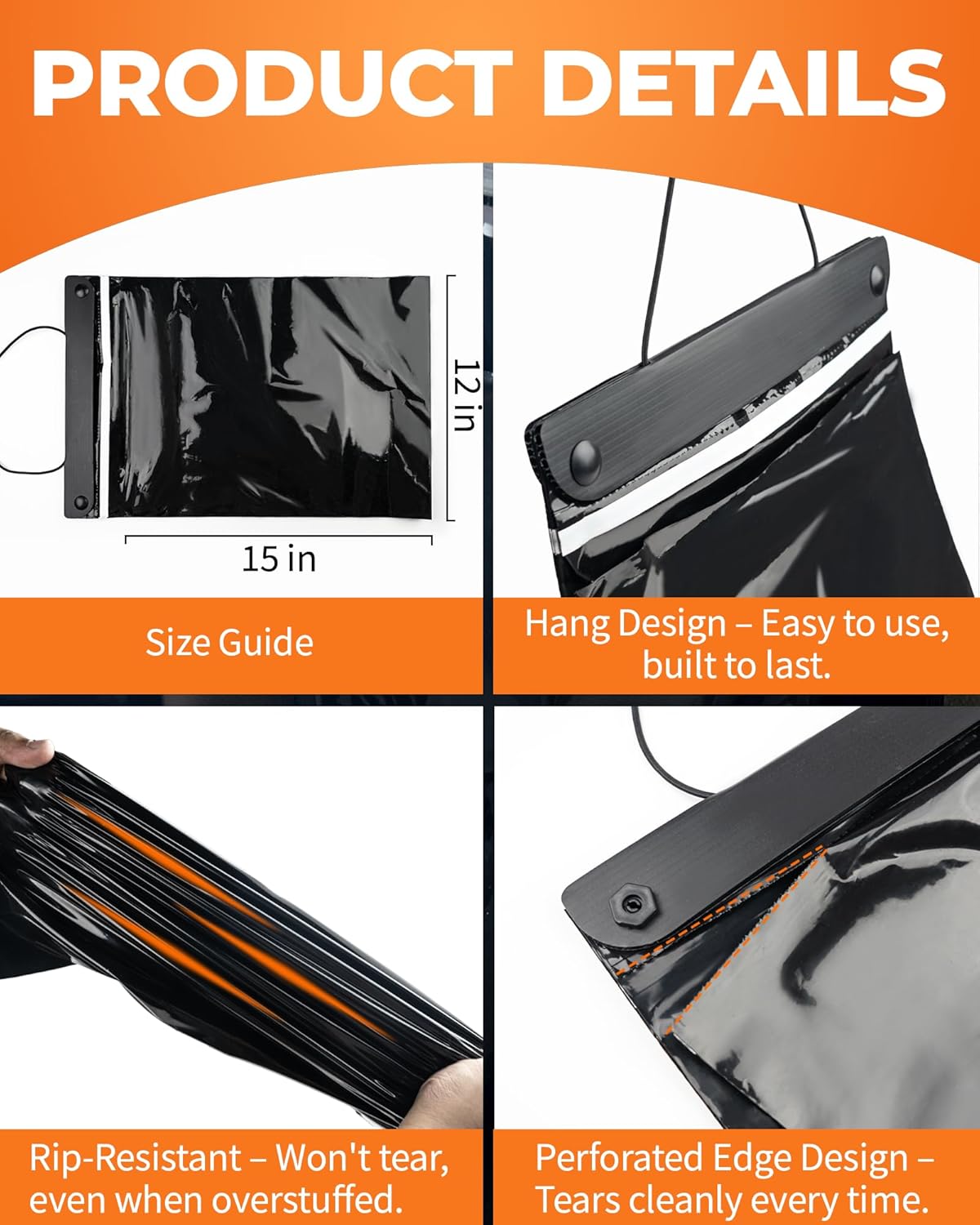 Disposable Car Trash Bags – Leakproof, Odor-Sealing & Recyclable