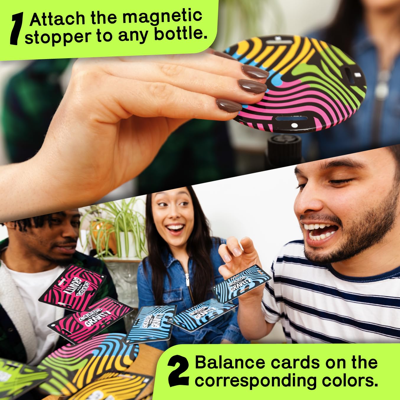 Cards vs Gravity – Fun Party Card Balancing Drinking Game for Adults