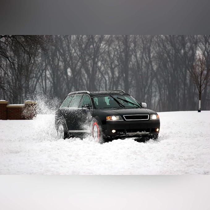 Tire Snow Socks – Professional Series, Ultimate Traction Tire Chain Alternative for Cars