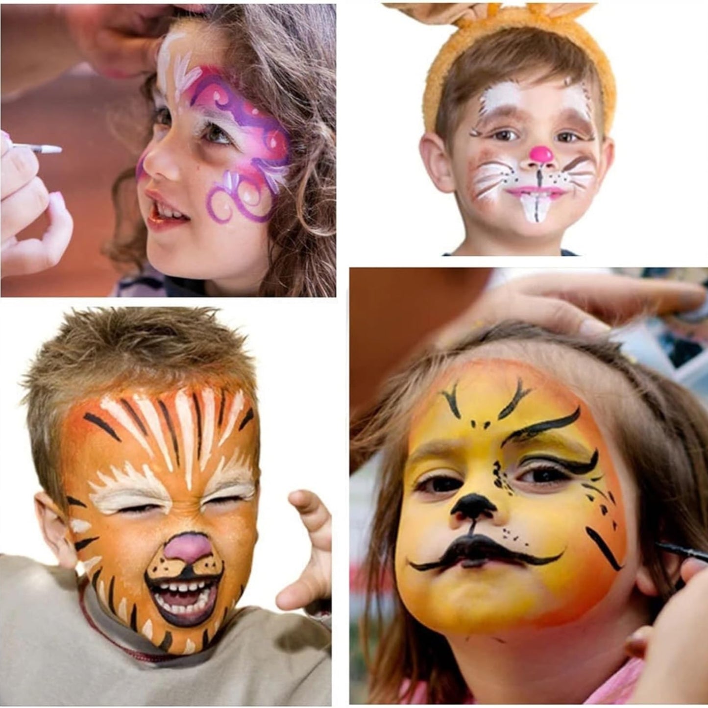 20-Color Face & Body Paint Kit – Vibrant, Long-Lasting & Professional