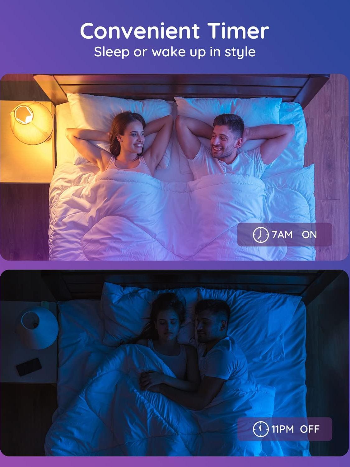 Smart Color-Changing Light Bulbs – Voice-Controlled RGB Lighting for Every Mood