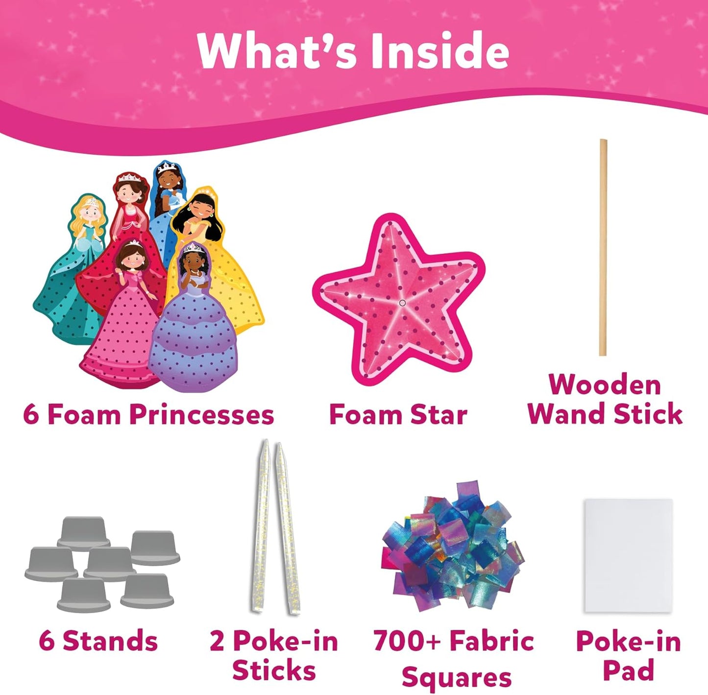 Poke-in Art – Magical Princesses, Mess-Free Creative Fun for Kids