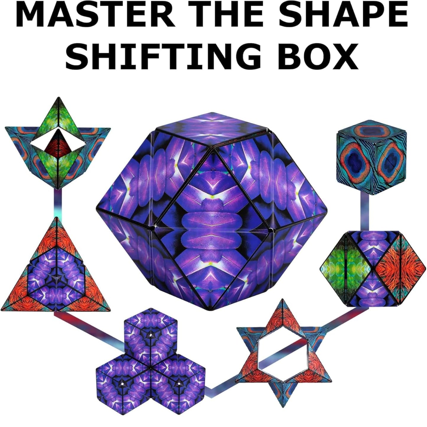 Shape Shifting Magnetic Cube – Transforms into Over 70 Shapes
