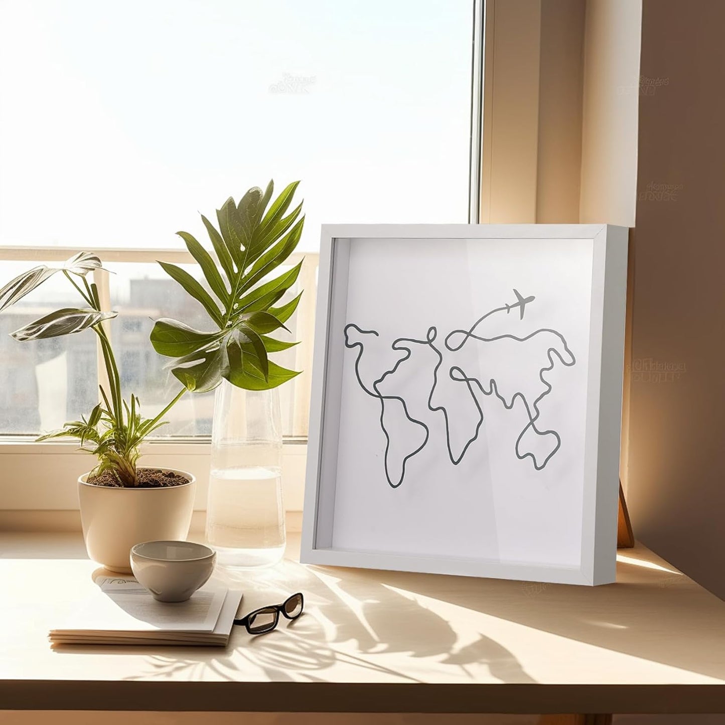 Travel Adventure Memory Shadow Box – Concert & Ticket Keepsake Display