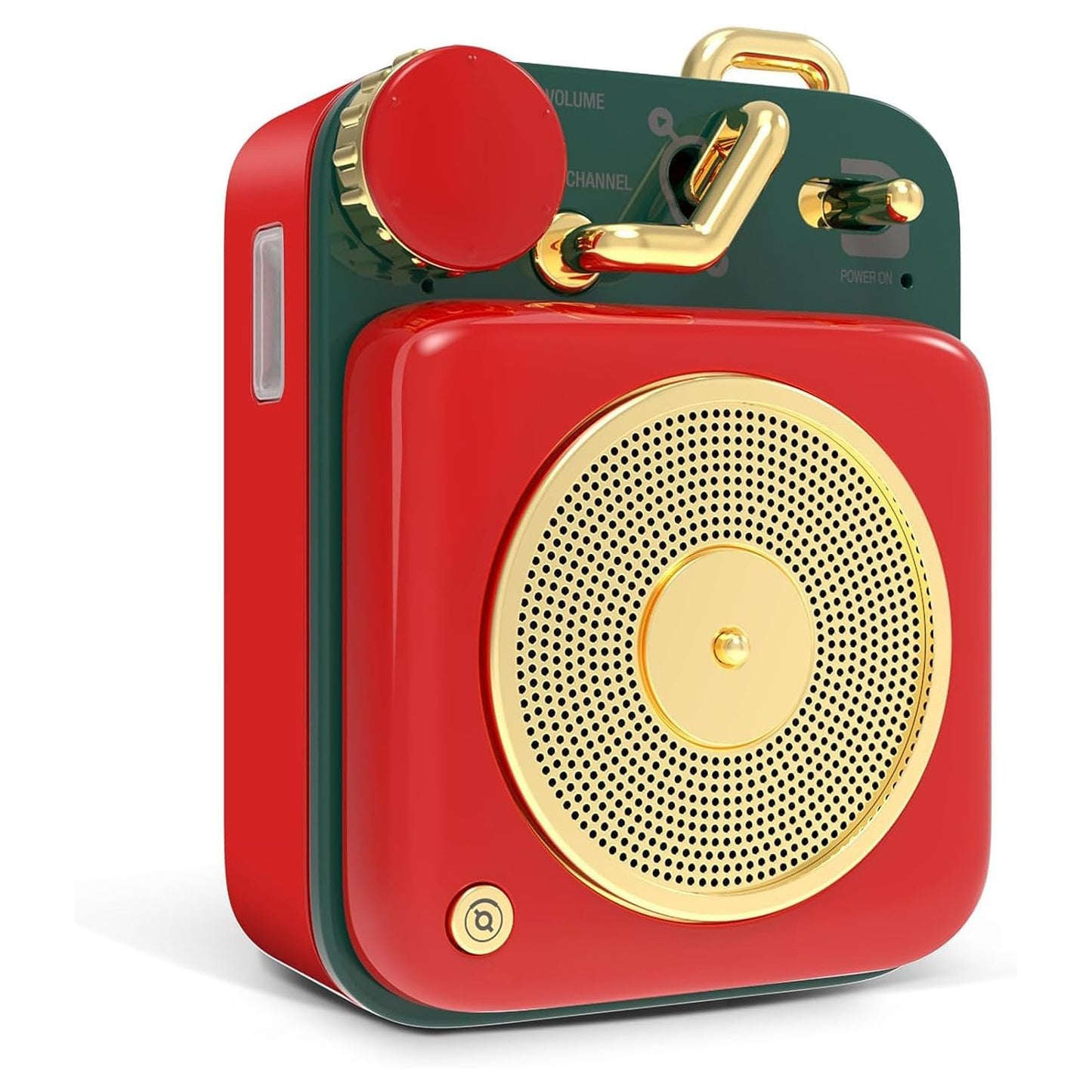 Mini Retro Bluetooth Speaker – Portable Wireless Metal Speaker with Clear HiFi Sound