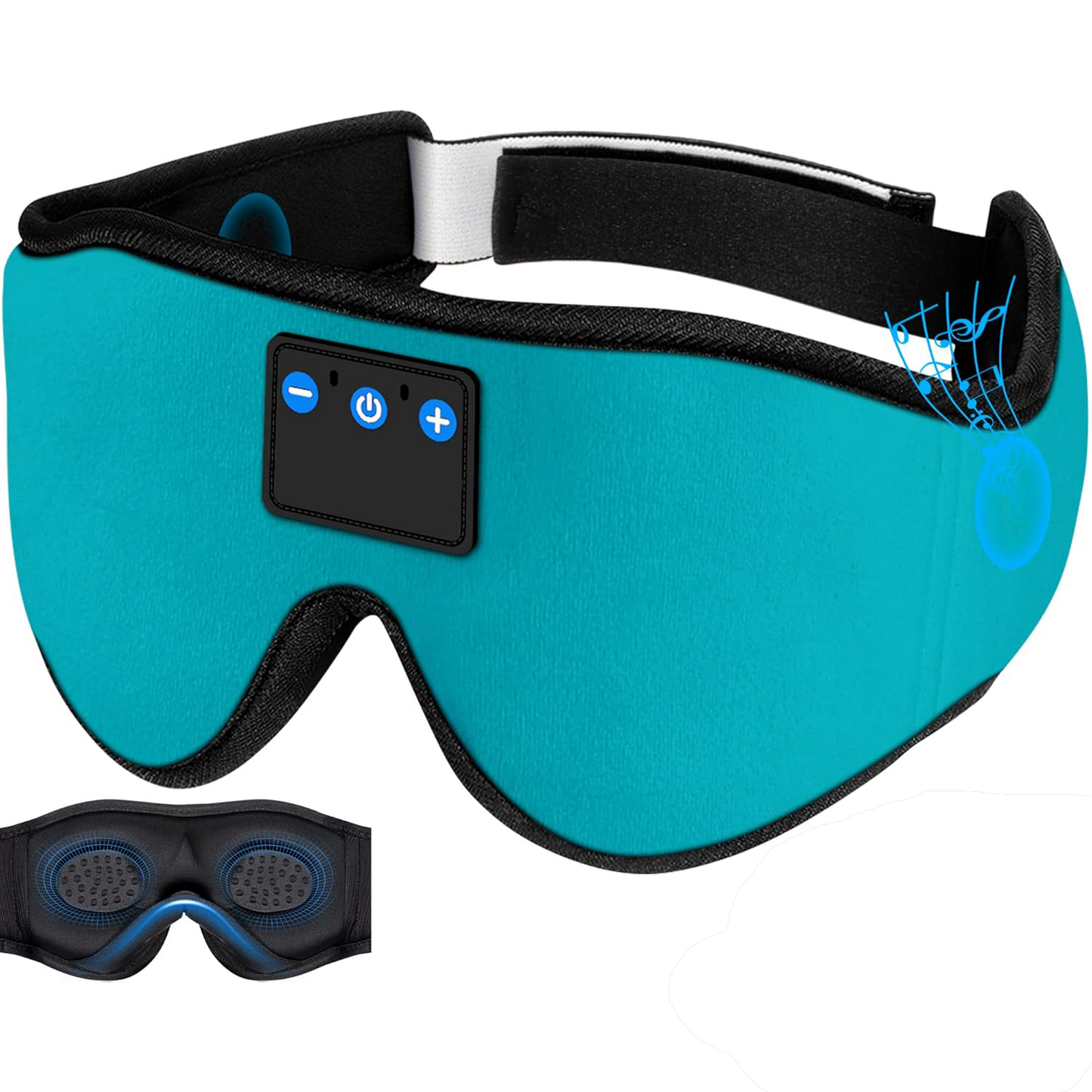 Sleep Headphones – Bluetooth 5.4 Eye Mask with HD Stereo for Side Sleepers