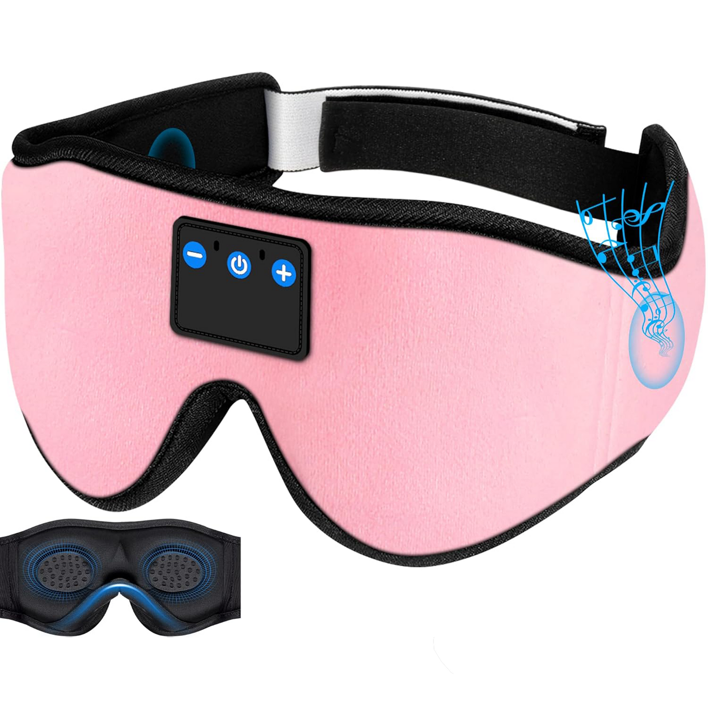 Sleep Headphones – Bluetooth 5.4 Eye Mask with HD Stereo for Side Sleepers