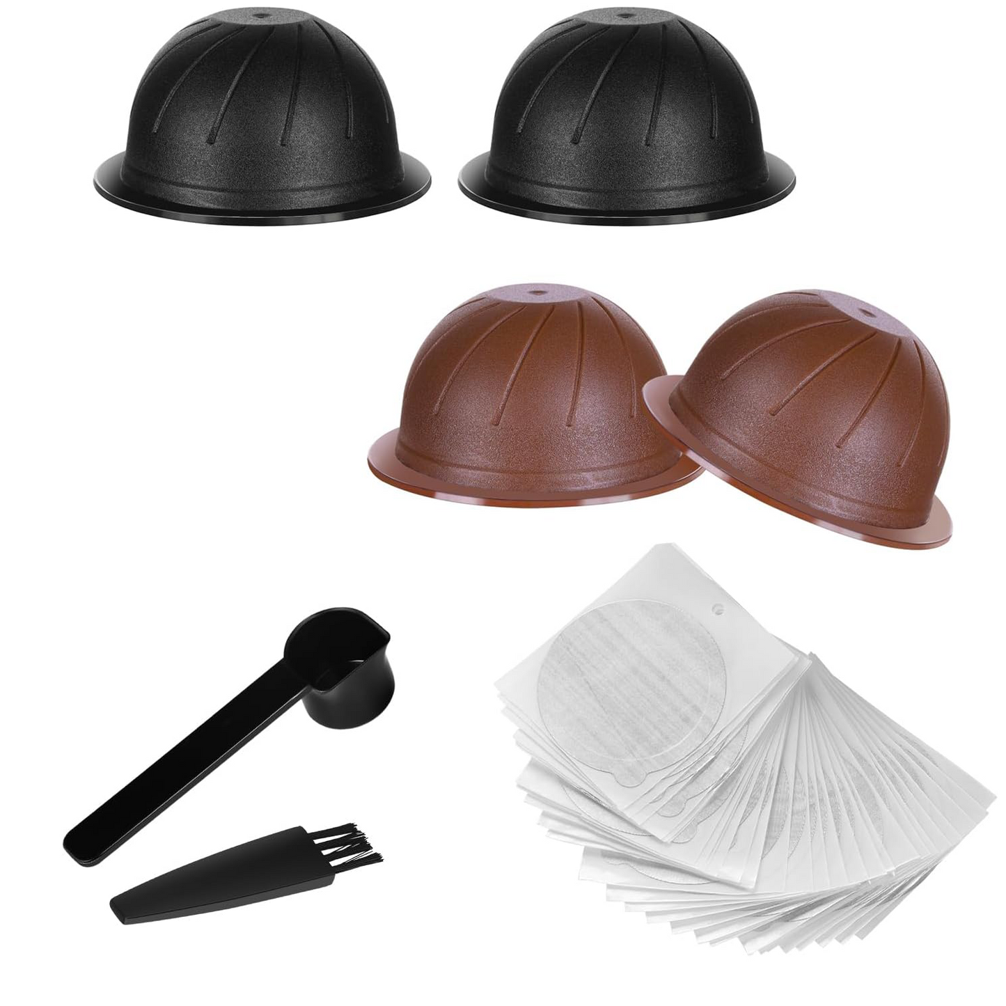 Reusable Coffee Capsule Lid Set – Compatible with Ver-tuo Line Machines