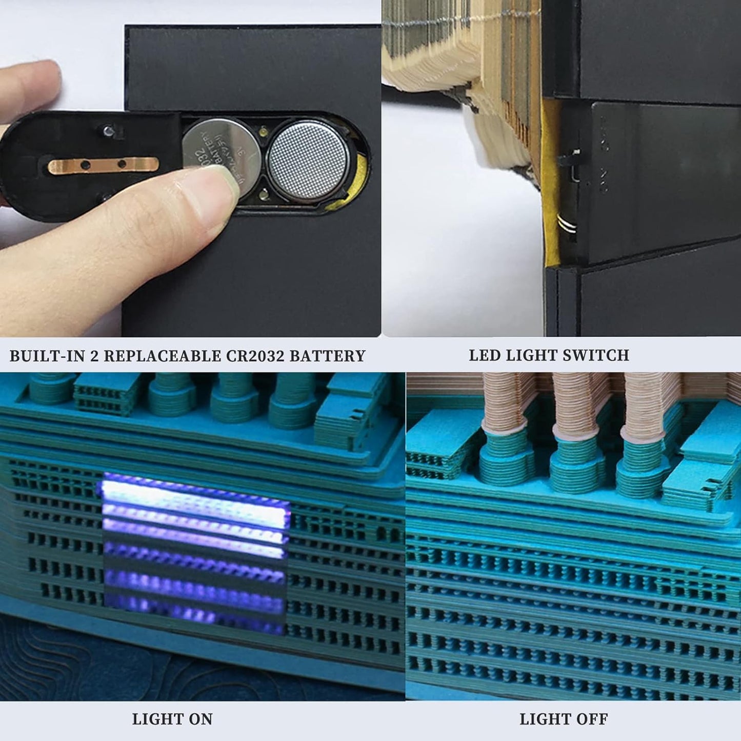 Titanic 3D Sticky Note Pad with LED Light – DIY Paper Art Desk Decoration & Gift
