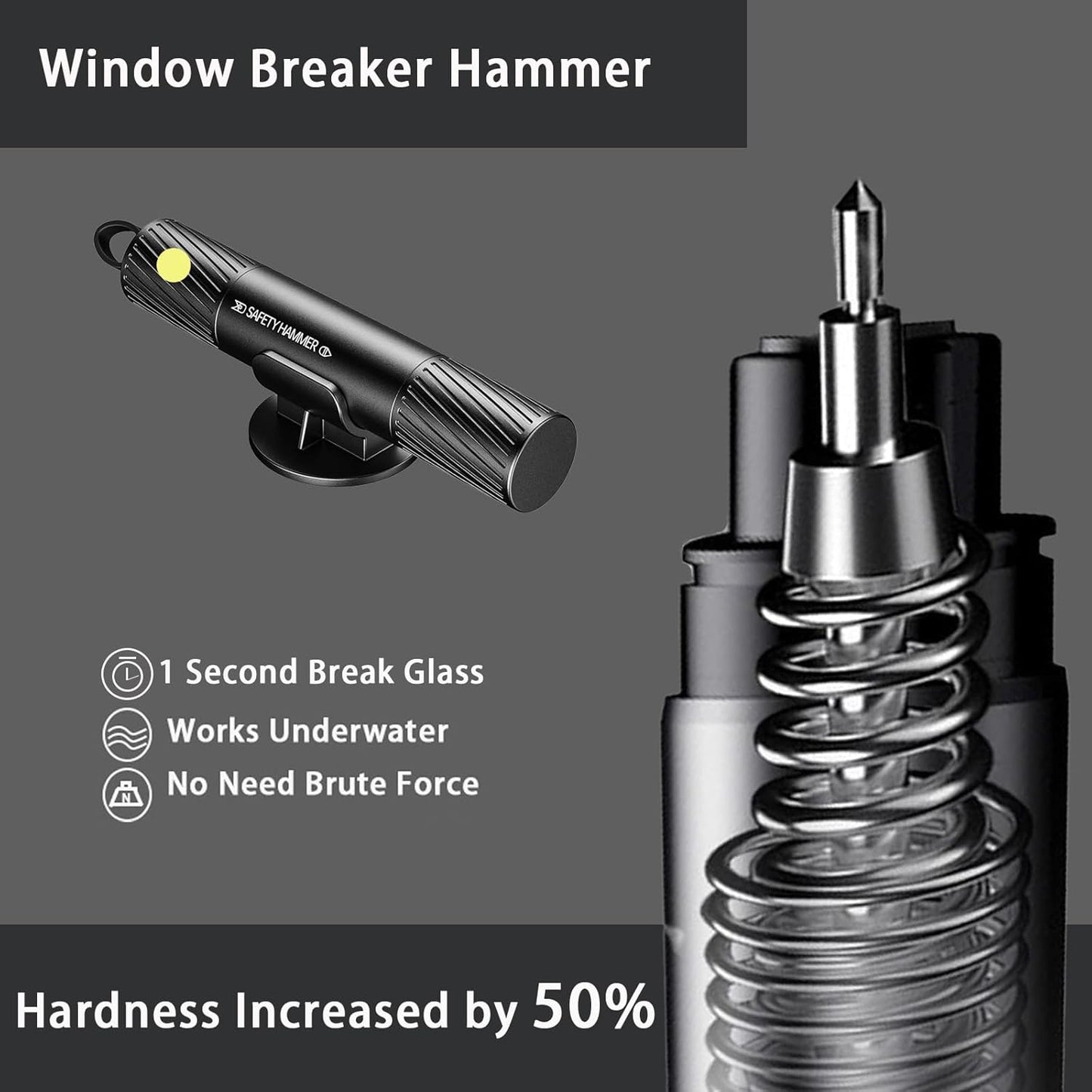 Car Emergency Escape Tool | Window Breaker & Seatbelt Cutter
