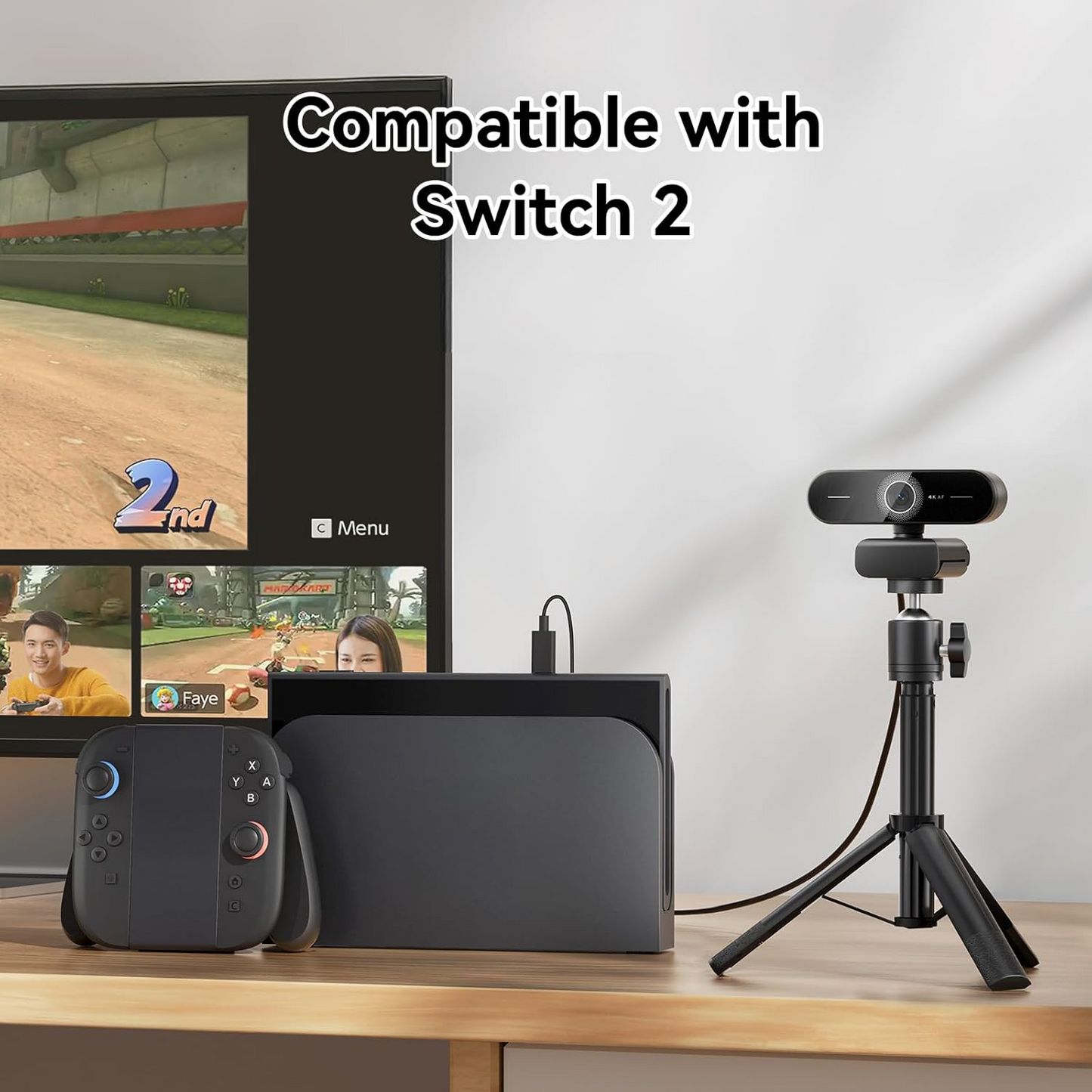 Smart Camera C60E – Ultra HD 4K/2K/1080P Webcam with Auto Focus