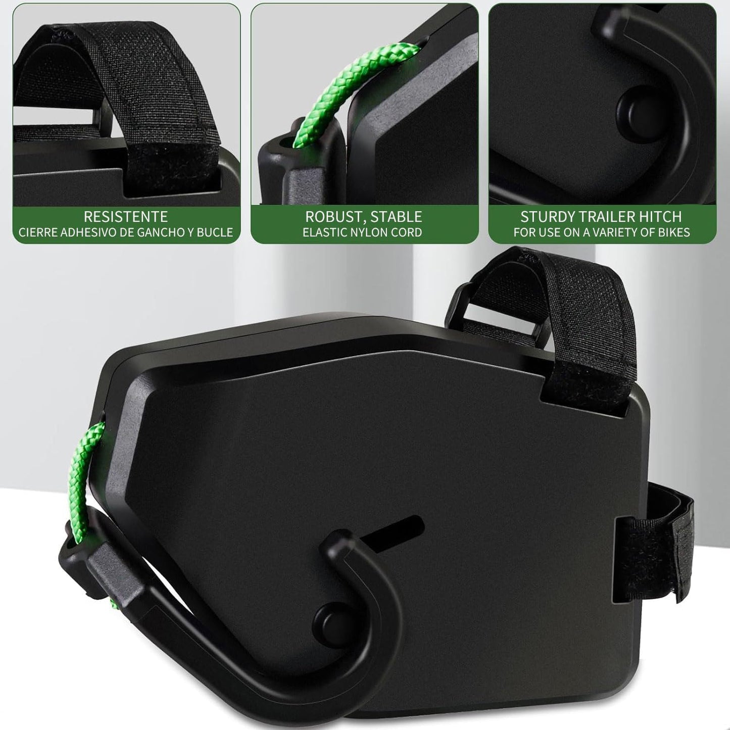 Bike Tow Rope Kids – 2.5M Retractable Bicycle Traction Rope, 500 lbs Load Capacity