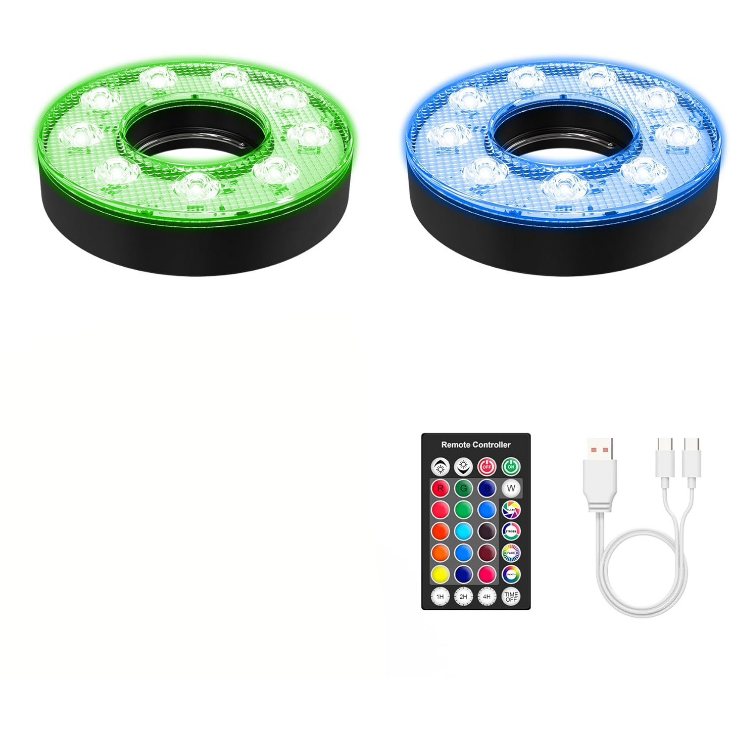 Rechargeable LED Golf Hole Lights – Waterproof Remote-Control Cup Lamps