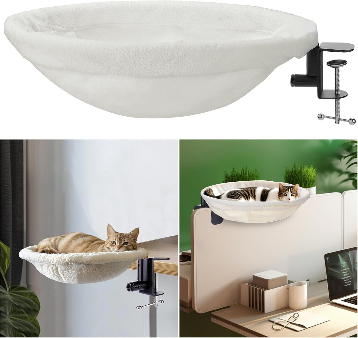 Ergonomic Cat Hammock – Space-Saving Adjustable Bed for Cats & Small Pets