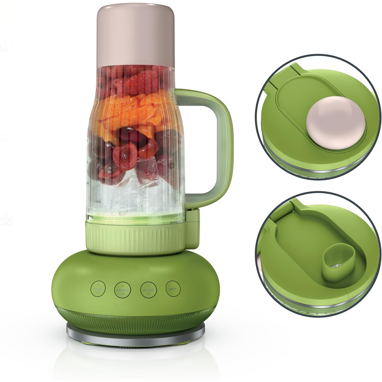 Powerful Ice Crushing Blender – Compact Blender with One-Touch Programs