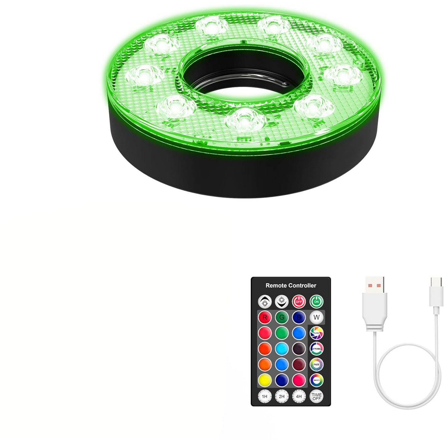 Rechargeable LED Golf Hole Lights – Waterproof Remote-Control Cup Lamps