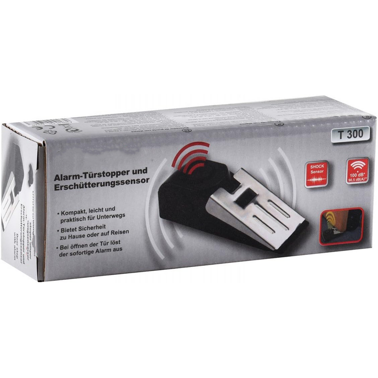 Electronic Door Stop with Alarm and Vibration Sensor 100 dB