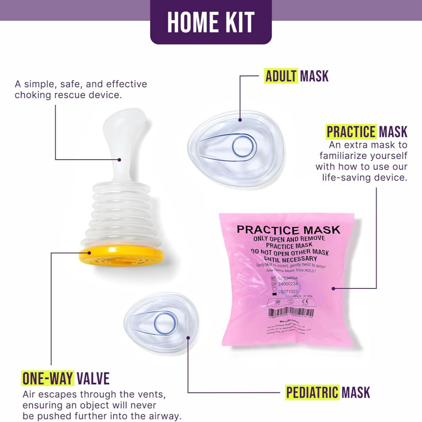 Portable Suction Rescue Device – Travel First Aid Kit for Choking Emergencies