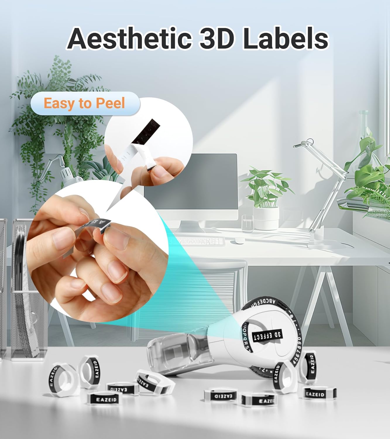 Vintage 3D Embossing Label Maker – 10 Tapes