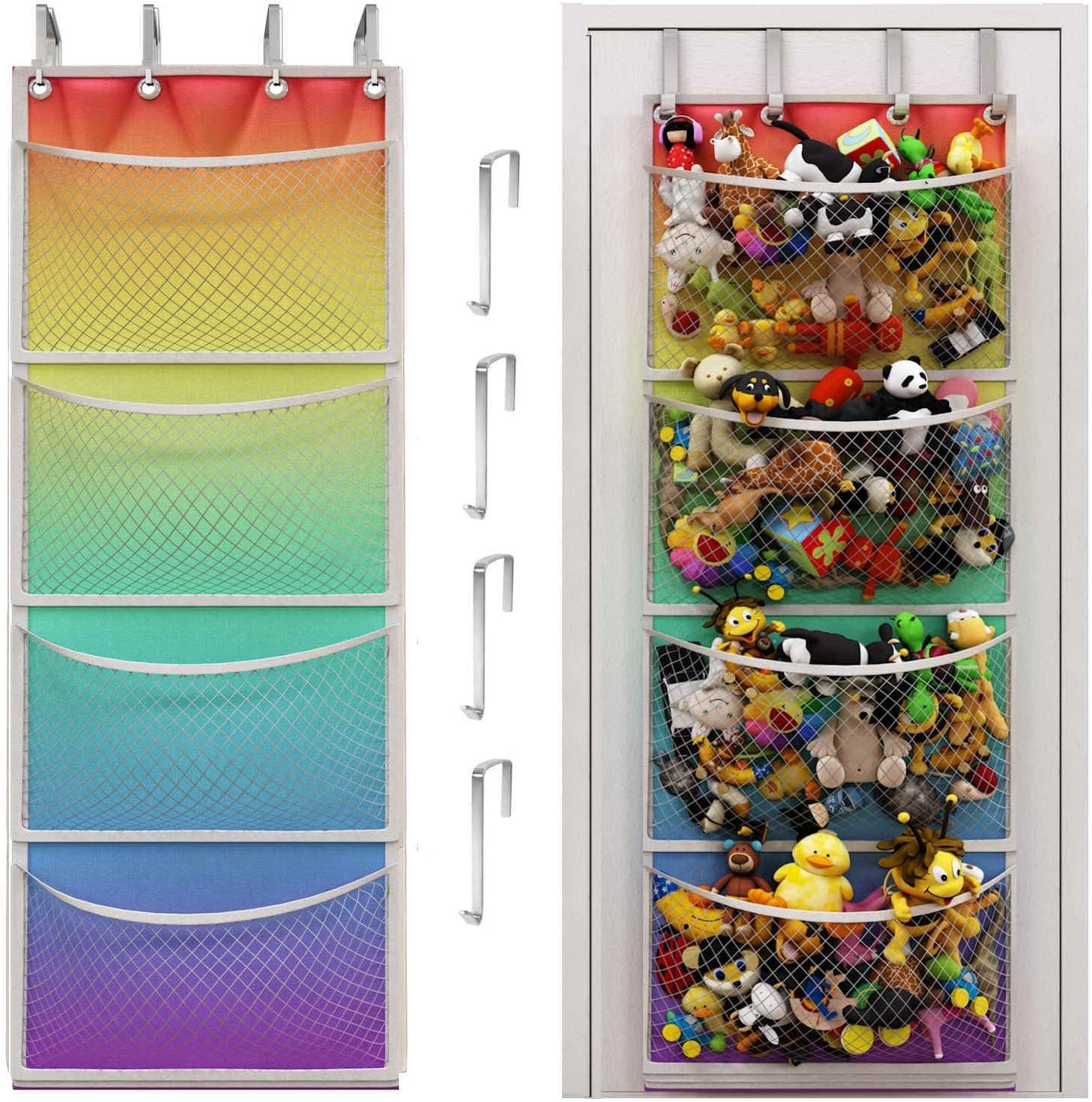 Plush Toy Storage Bag – Over-the-Door Hanging Organizer