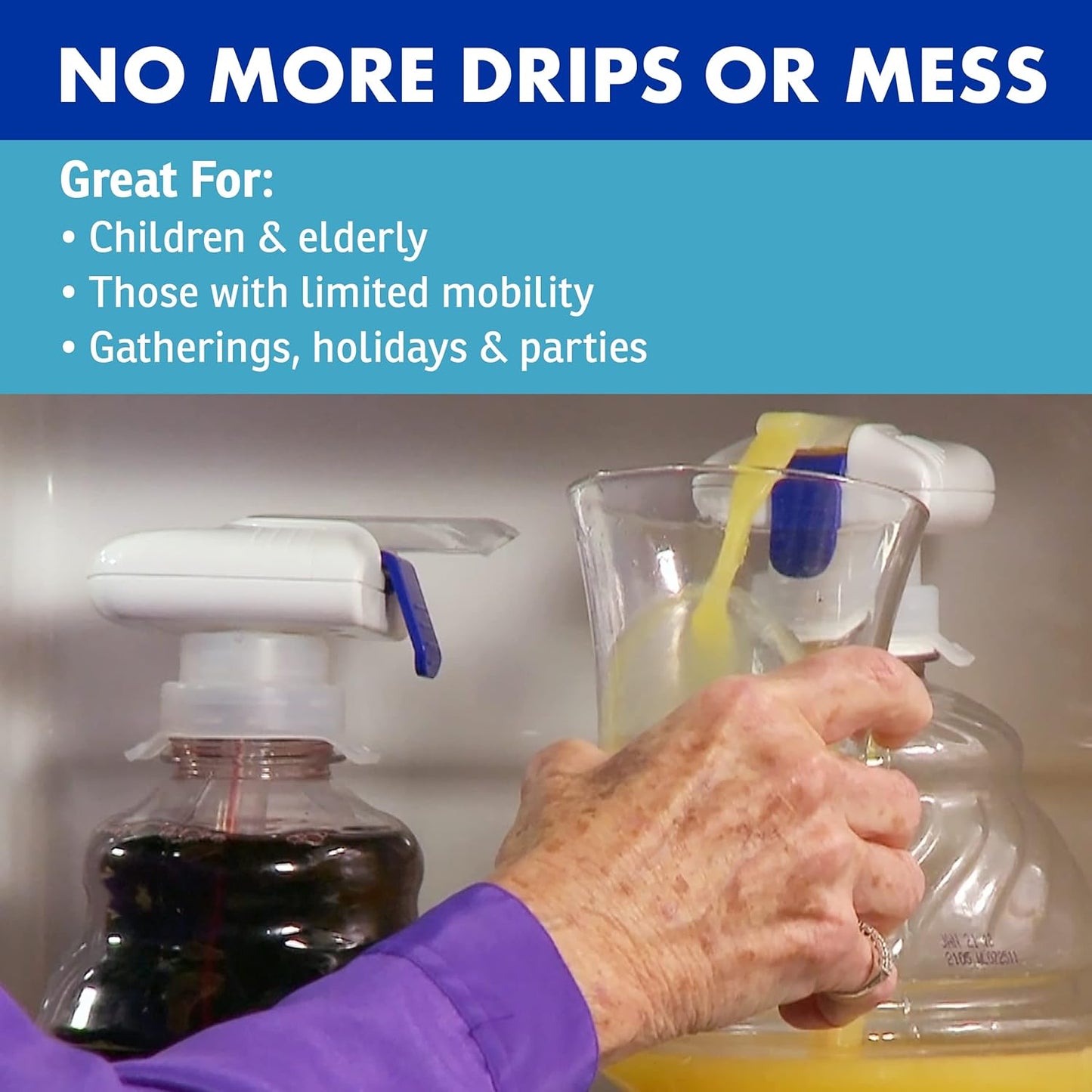 Automatic Drink Dispenser – Hands-Free Refrigerator Beverage Pump for Milk, Juice & More