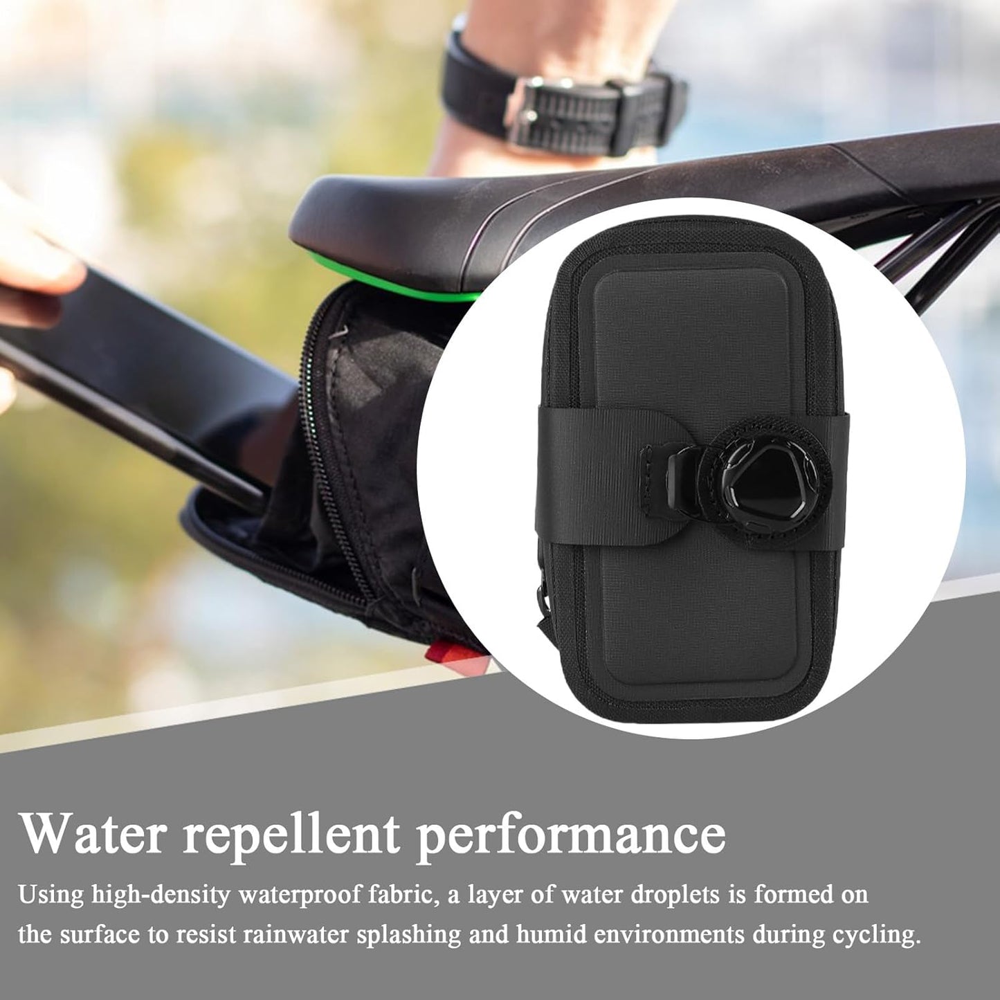 Bicycle Saddle Bag – Waterproof Outdoor Bike Bag with Quick Release, Perfect