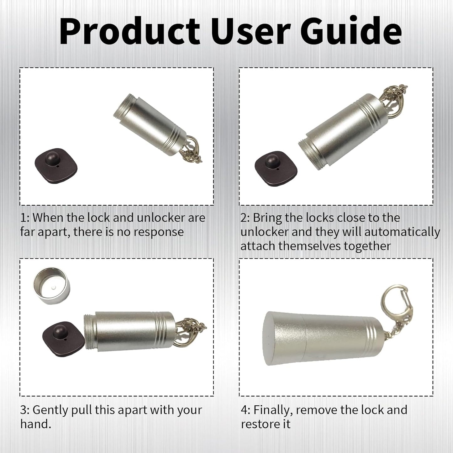 Security Tag Remover – Portable Magnetic Detacher Tool