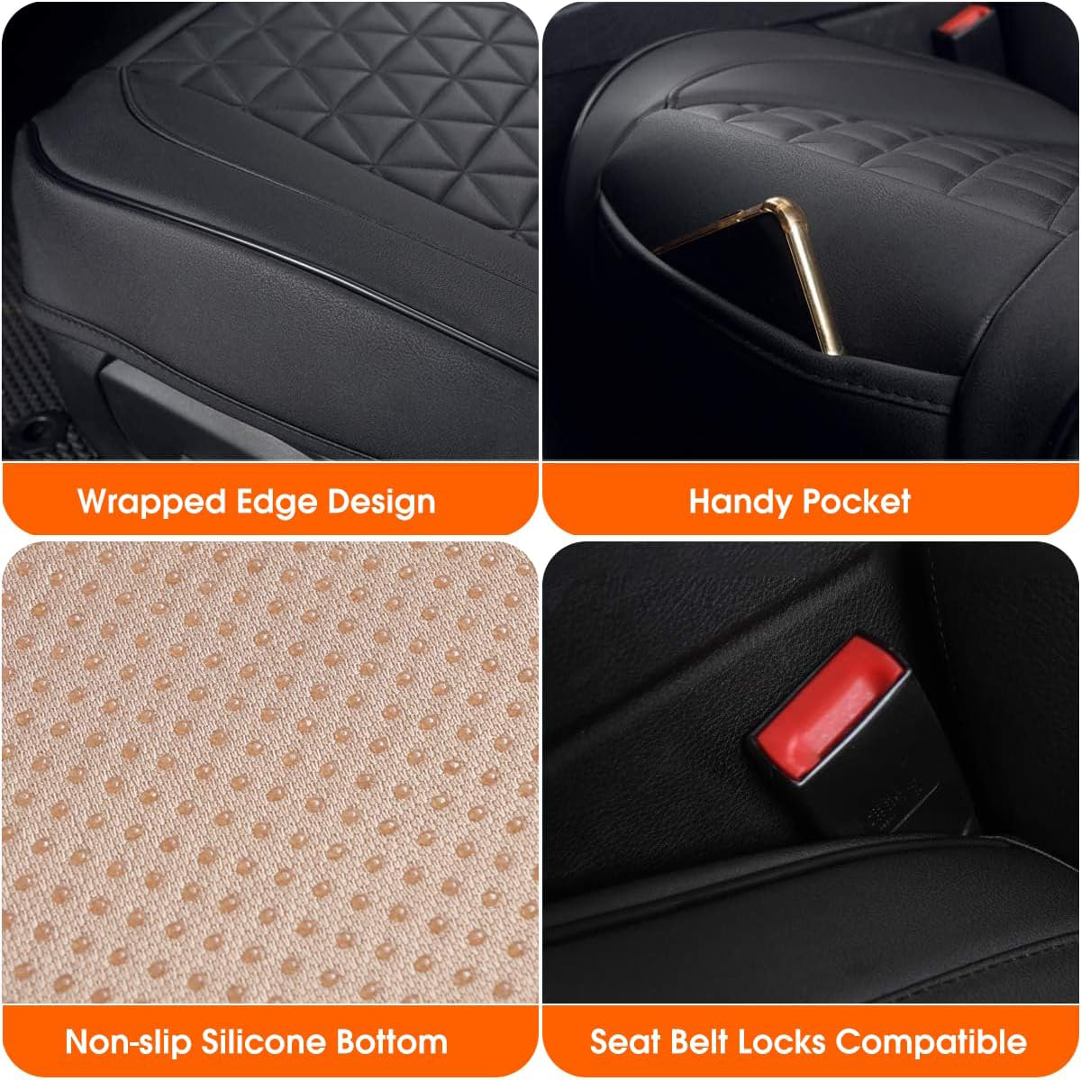 Universal Car Seat Cushion – Comfortable Full Back Support for Winter Comfort