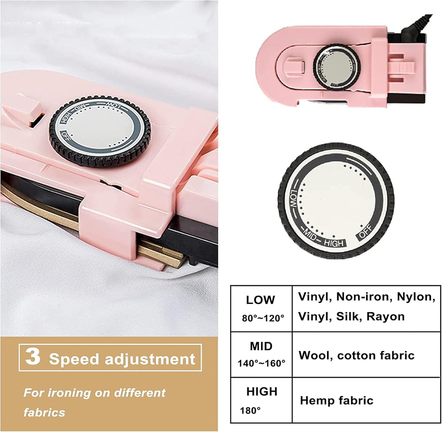 Mini Travel Steam Iron – Foldable, Lightweight, and Portable Design