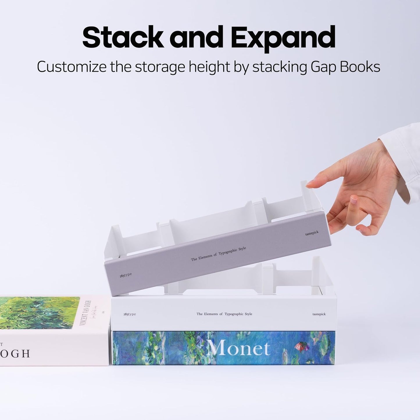 Book-Shaped Decorative Cable Management Box – Expandable Design | Magnetic Closure, Ideal for Home & Office