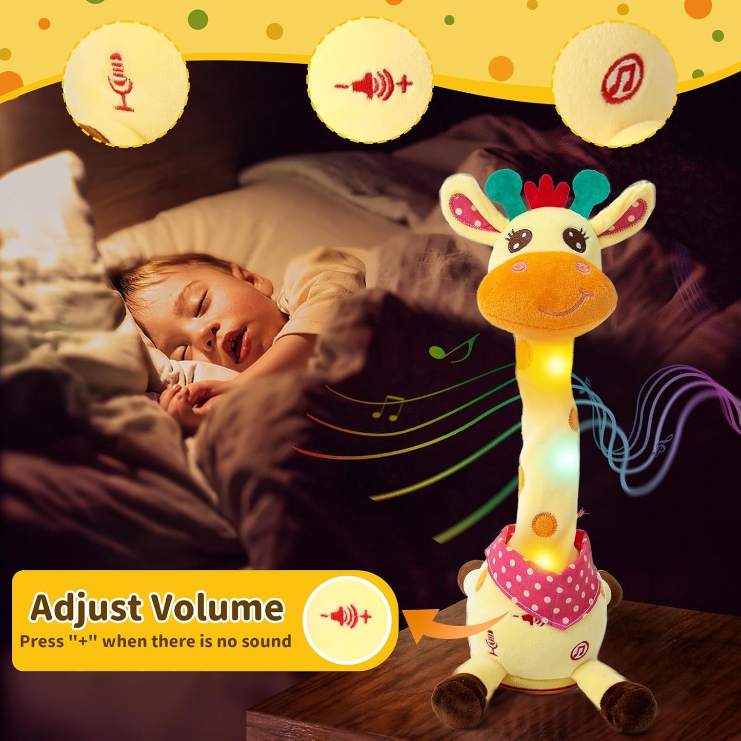 Dancing Giraffe Plush – Sing, Dance, Repeat & Light Up