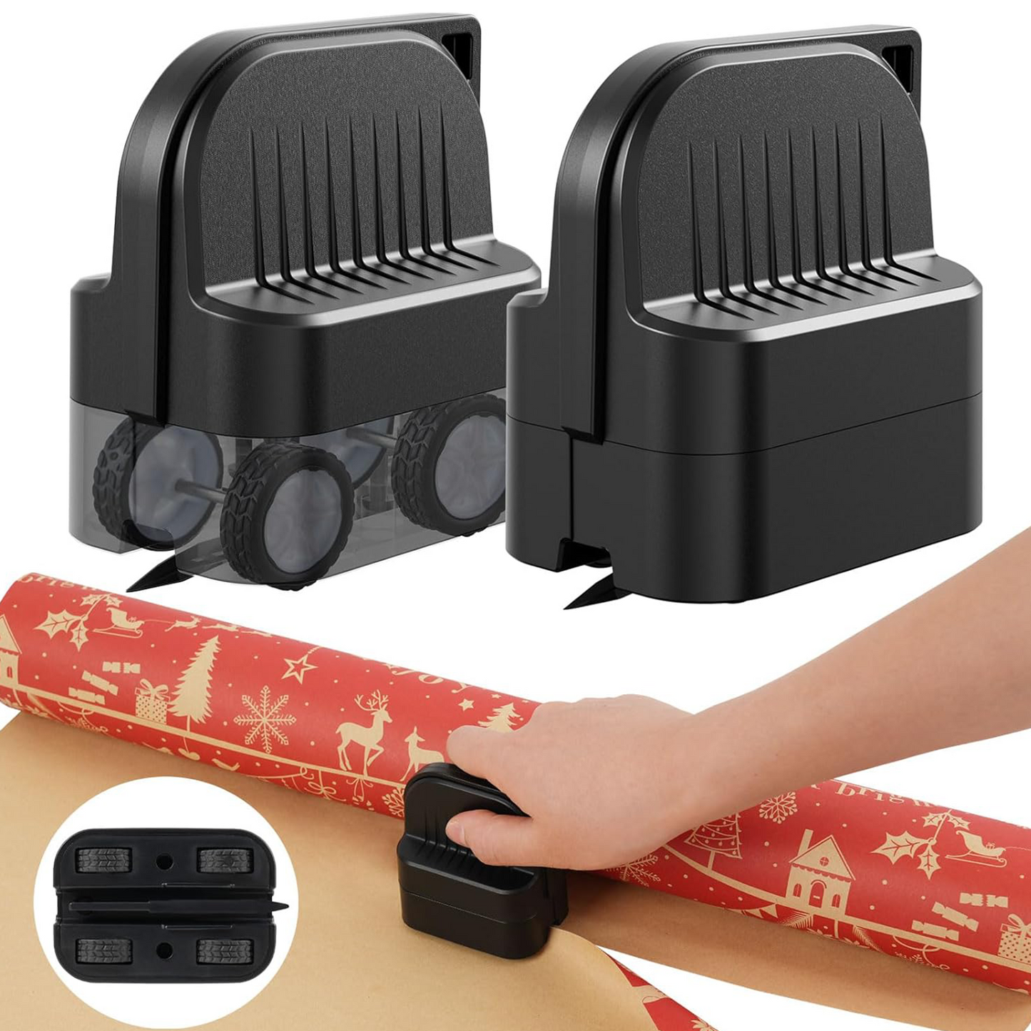 2Pcs Wrapping Paper Cutter