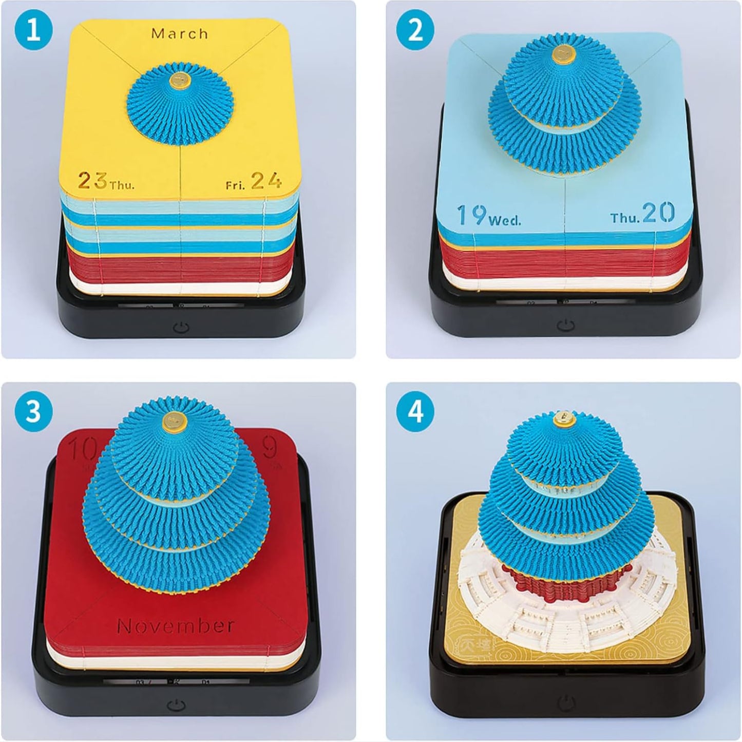 Titanic 3D Sticky Note Pad with LED Light – DIY Paper Art Desk Decoration & Gift