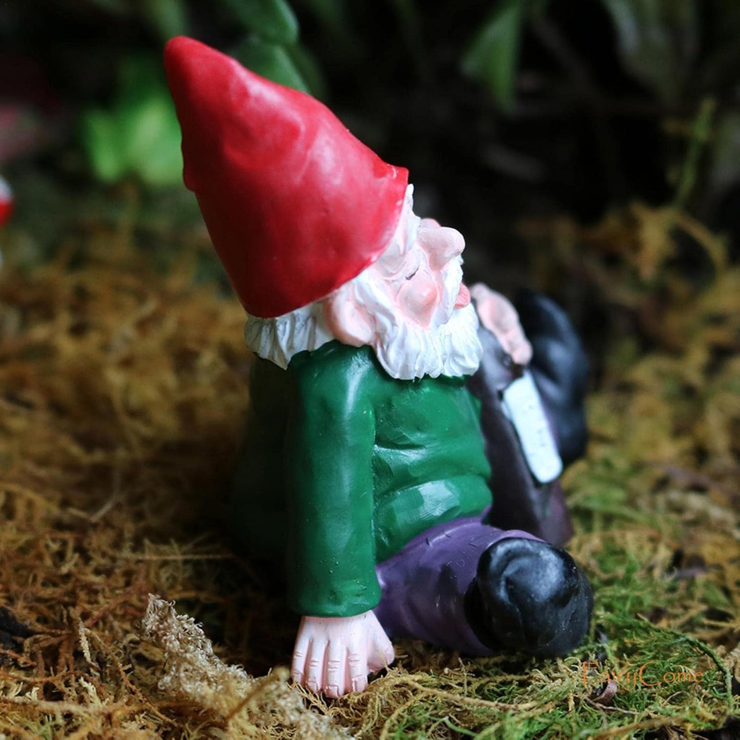 Drunken Garden Gnome Statues – 4-Piece Funny Outdoor & Indoor Decoration Set