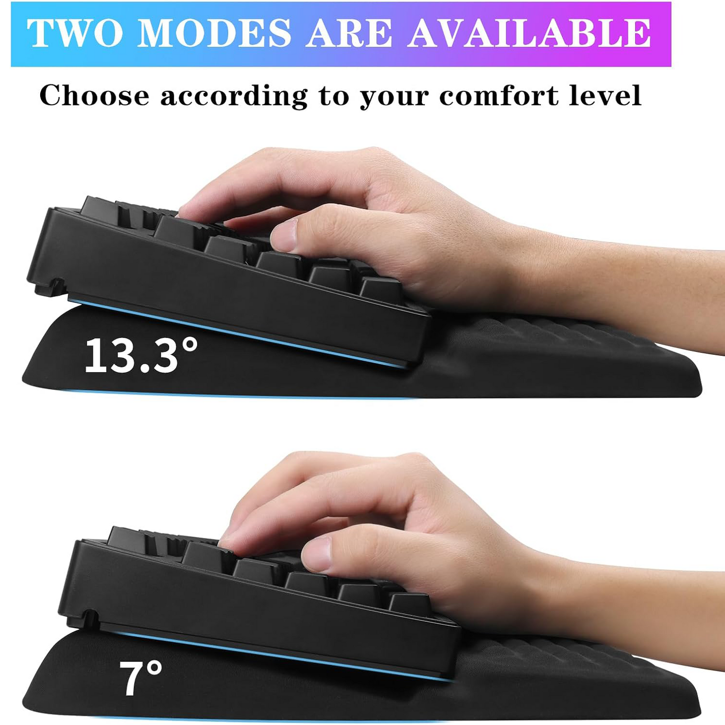 Ergonomic Keyboard Stand with Wrist Rest – Adjustable Typing Support for Home & Office