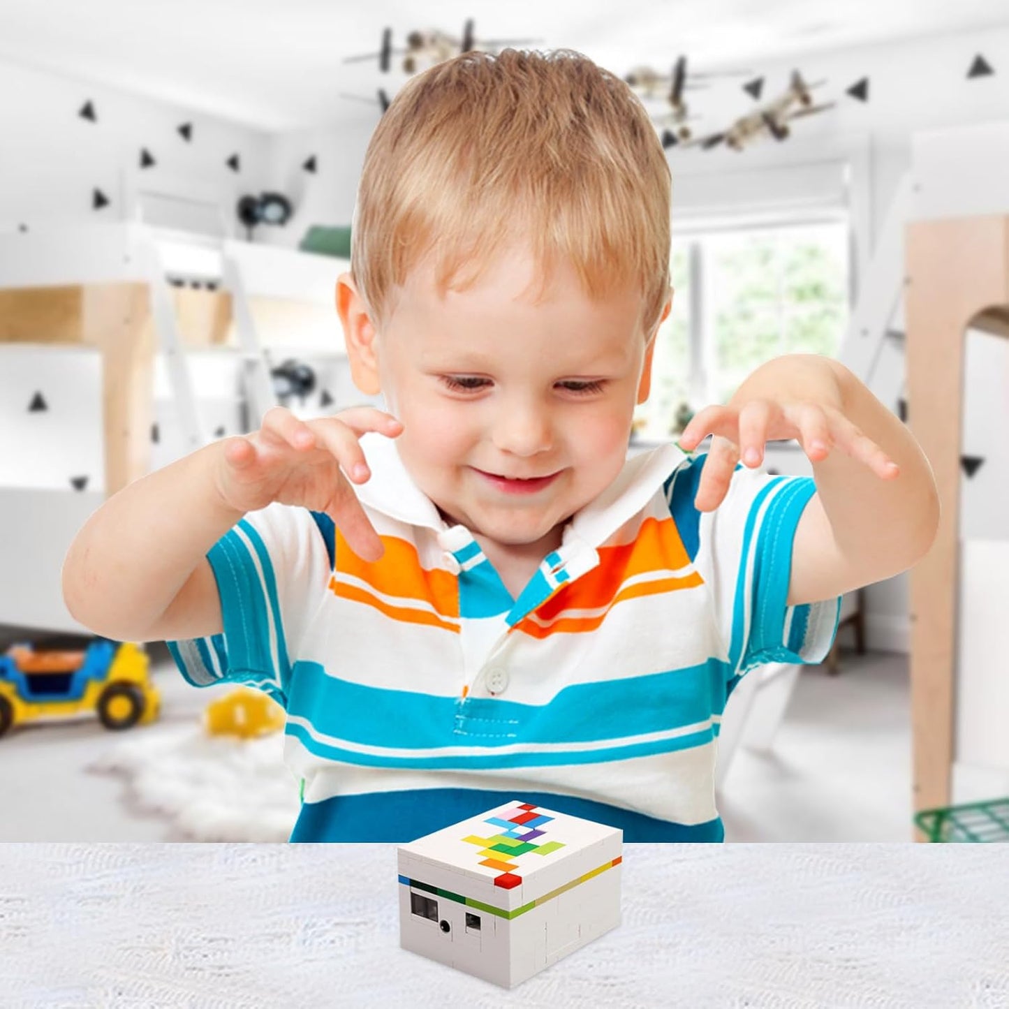 Rainbow Road Puzzle Box – 229 Parts Creative Building Kit (Level 6 Difficulty)