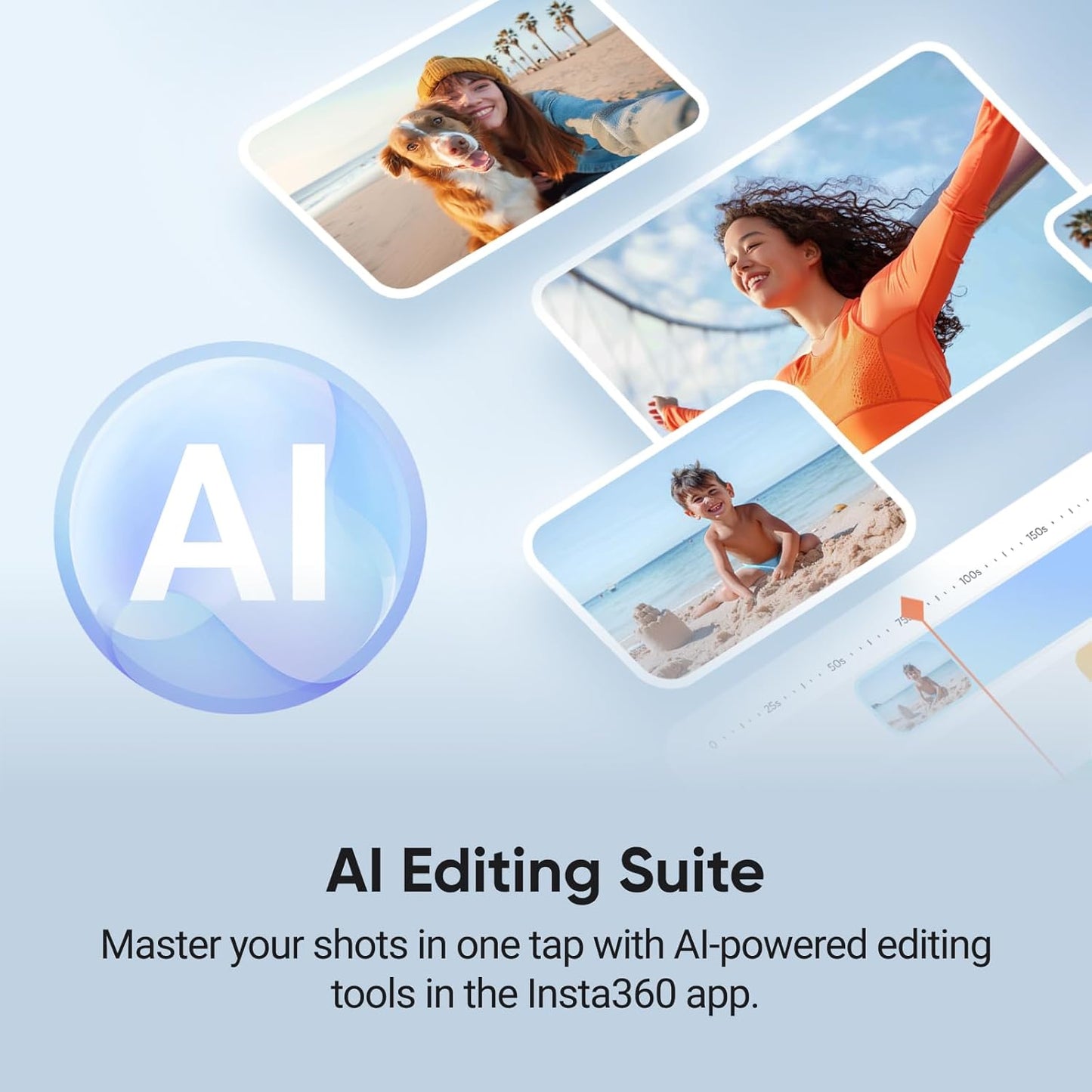 Flow 2 Pro Grey – Foldable AI Phone Gimbal with Apple DockKit, Multi-Person & 360° Pan Tracking