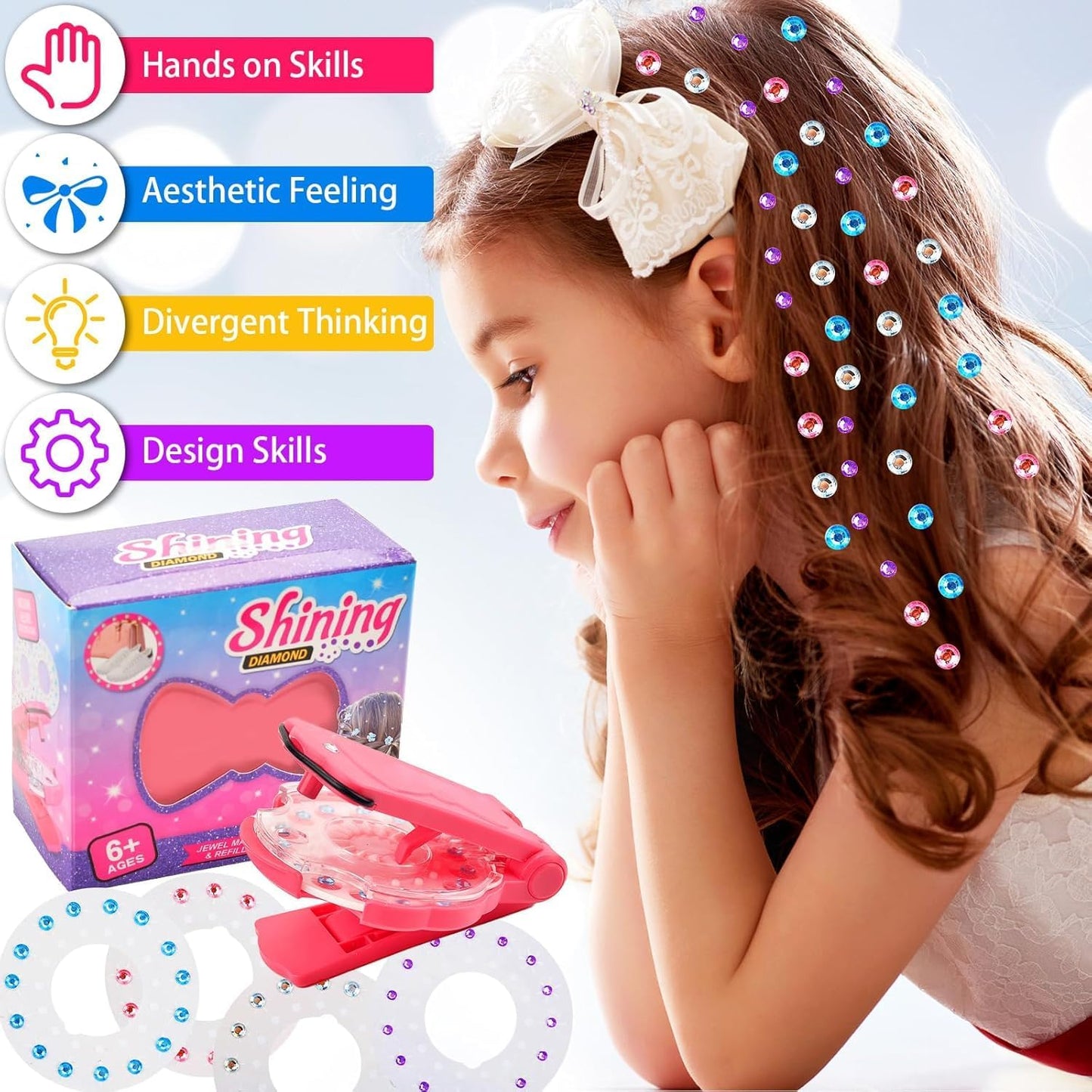 Diamond Series Starter Kit – Gems & 75 Rhinestones for Instant Sparkle!