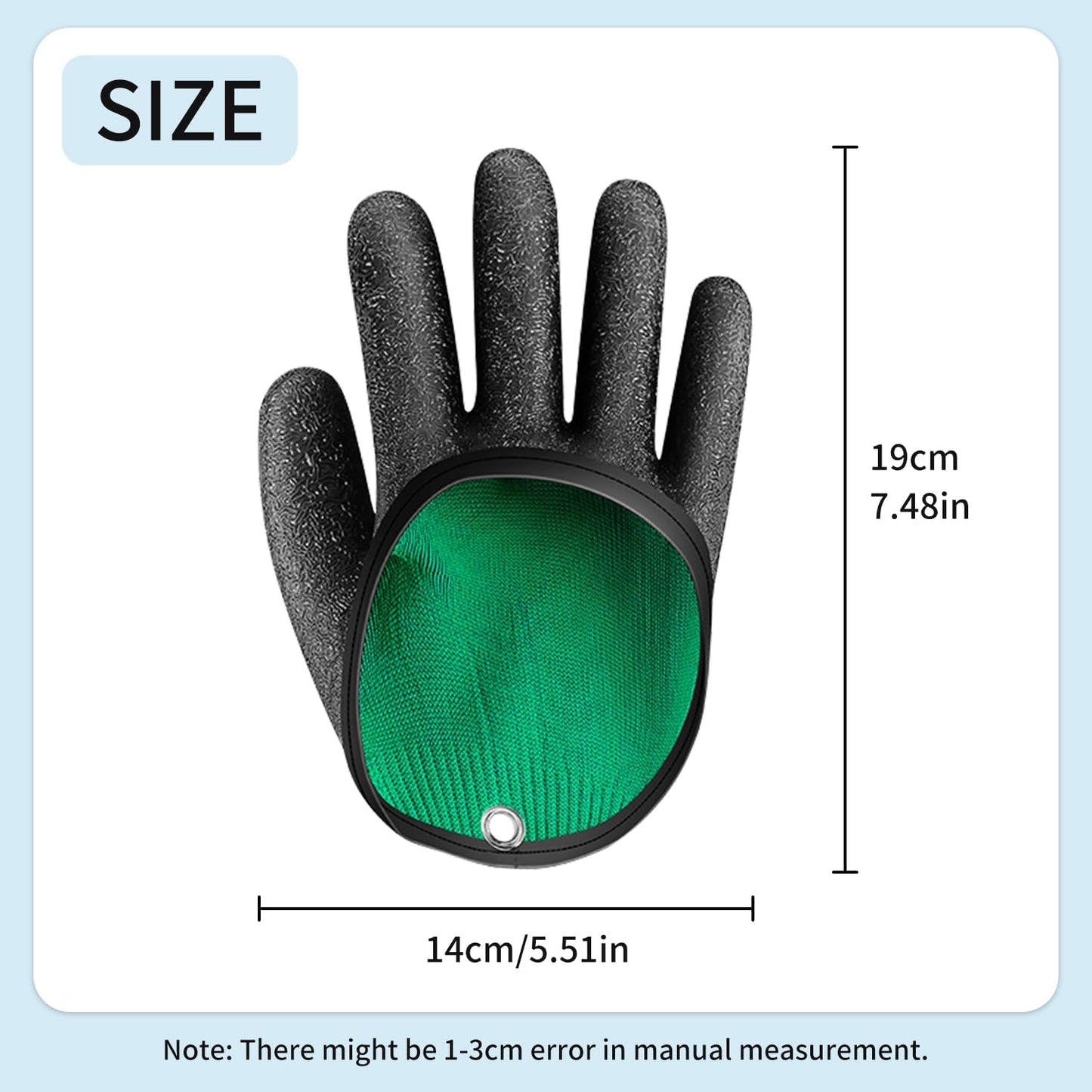 Fishing Gloves – Anti-Slip & Puncture-Resistant Protective Gloves for Professional Fishing
