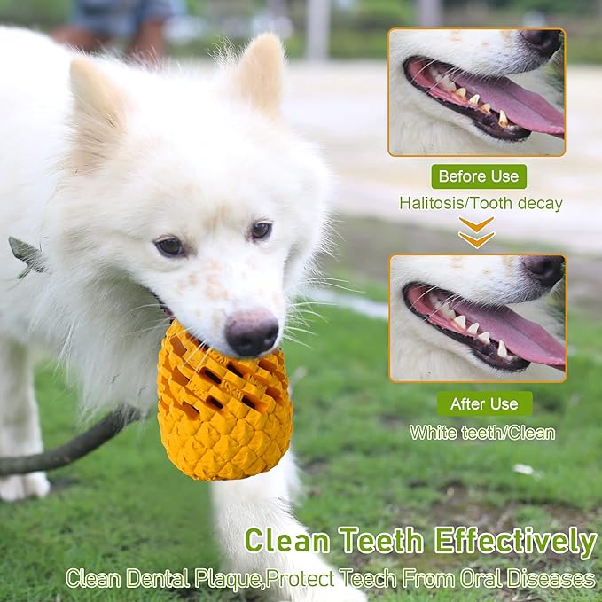Pineapple Shaped Dog Chew Toy – Mini | Healthy Chewing, Fun and Engaging