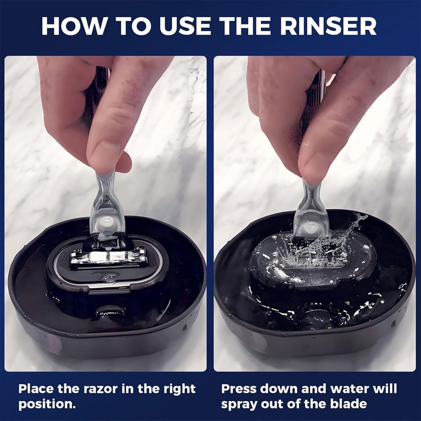 Razor Cleaner – Extend the Life of Your Shaver with Easy Press Cleaning