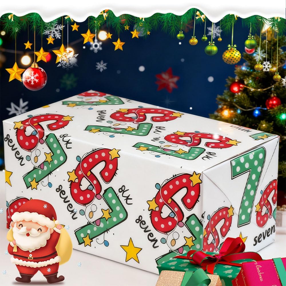 67 Sheets Christmas Wrapping Paper – Fun Meme-Themed Gift Wrap Rolls for Holiday & Birthday Gifts