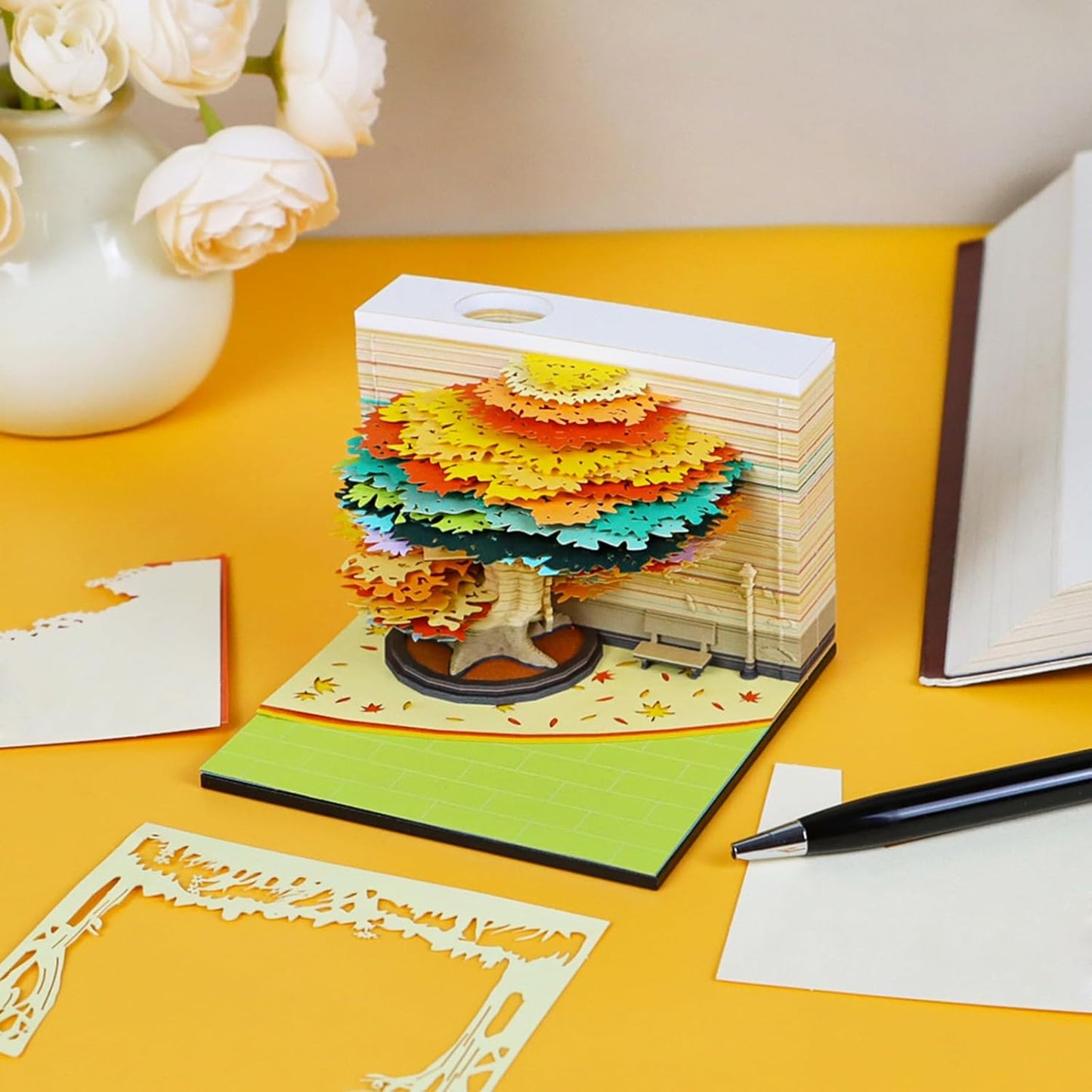 Titanic 3D Sticky Note Pad with LED Light – DIY Paper Art Desk Decoration & Gift