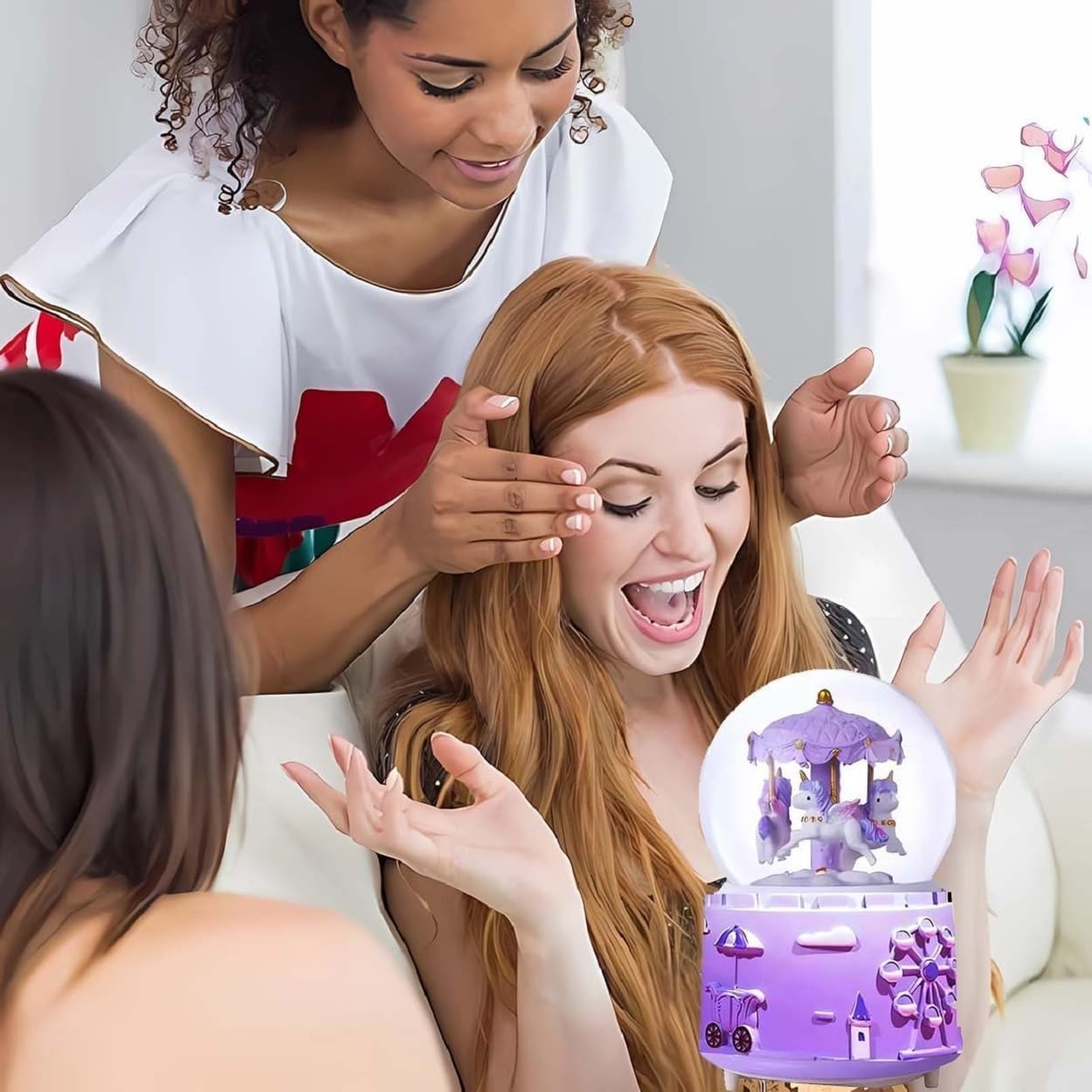 Vintage Sewing Machine Music Box – Retro Hand-Crank Design