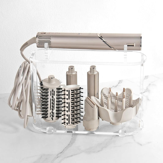 Acrylic Hair Dryer Accessory Organizer