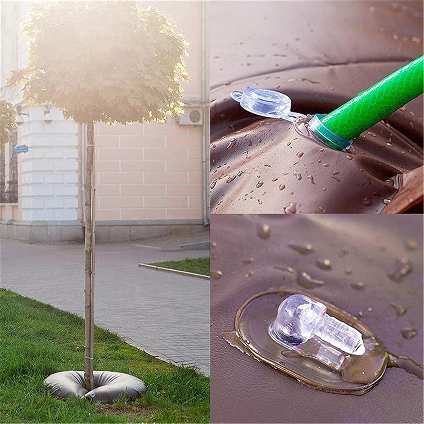 15-Gallon Tree Watering Ring – Slow Release Irrigation Made Easy