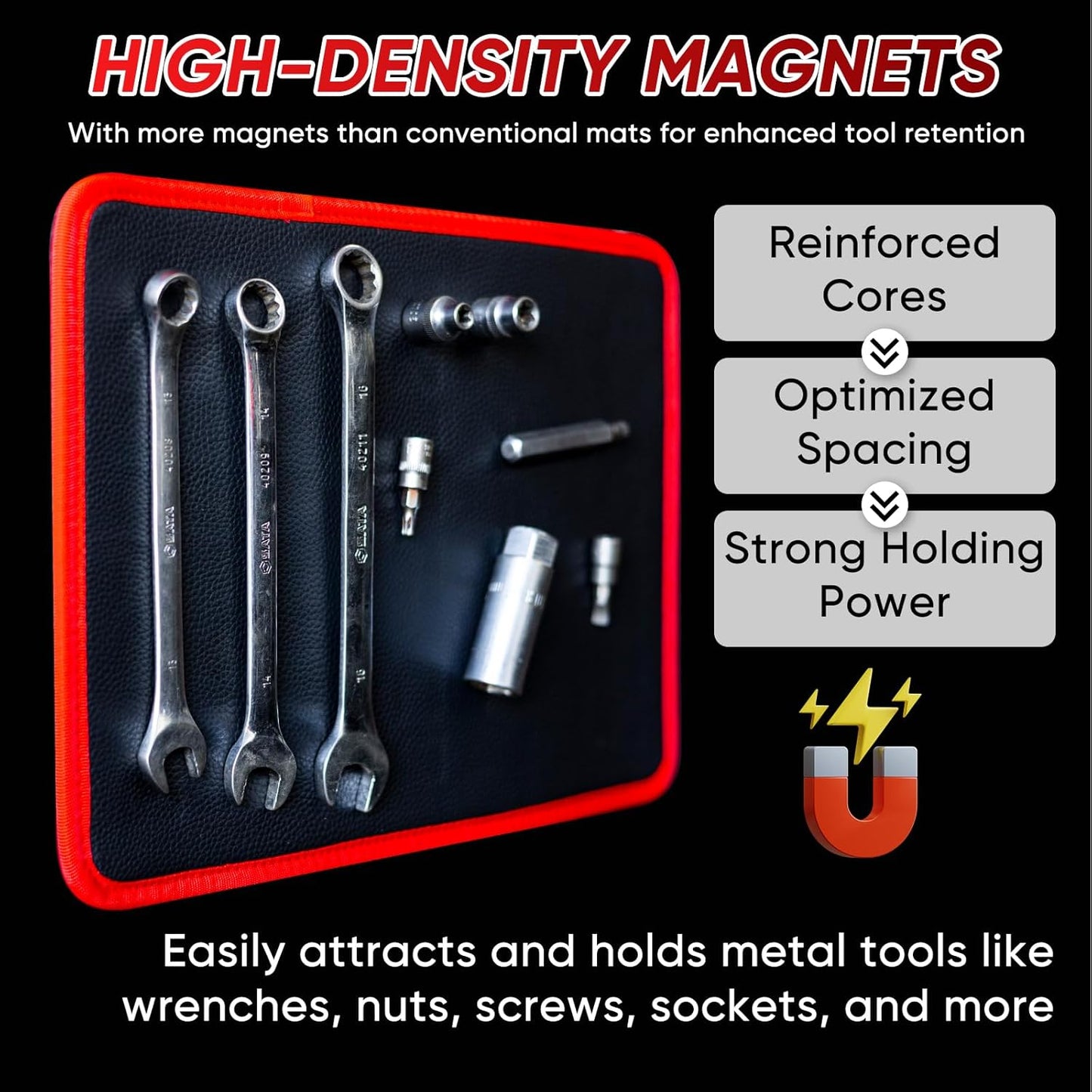 Flexible Magnetic Tool Mat – Ultra-Thin Magnetic Tool Holder for Automotive Body Panels