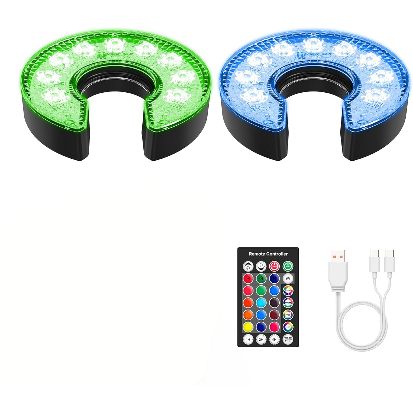 Rechargeable LED Golf Hole Lights – Waterproof Remote-Control Cup Lamps