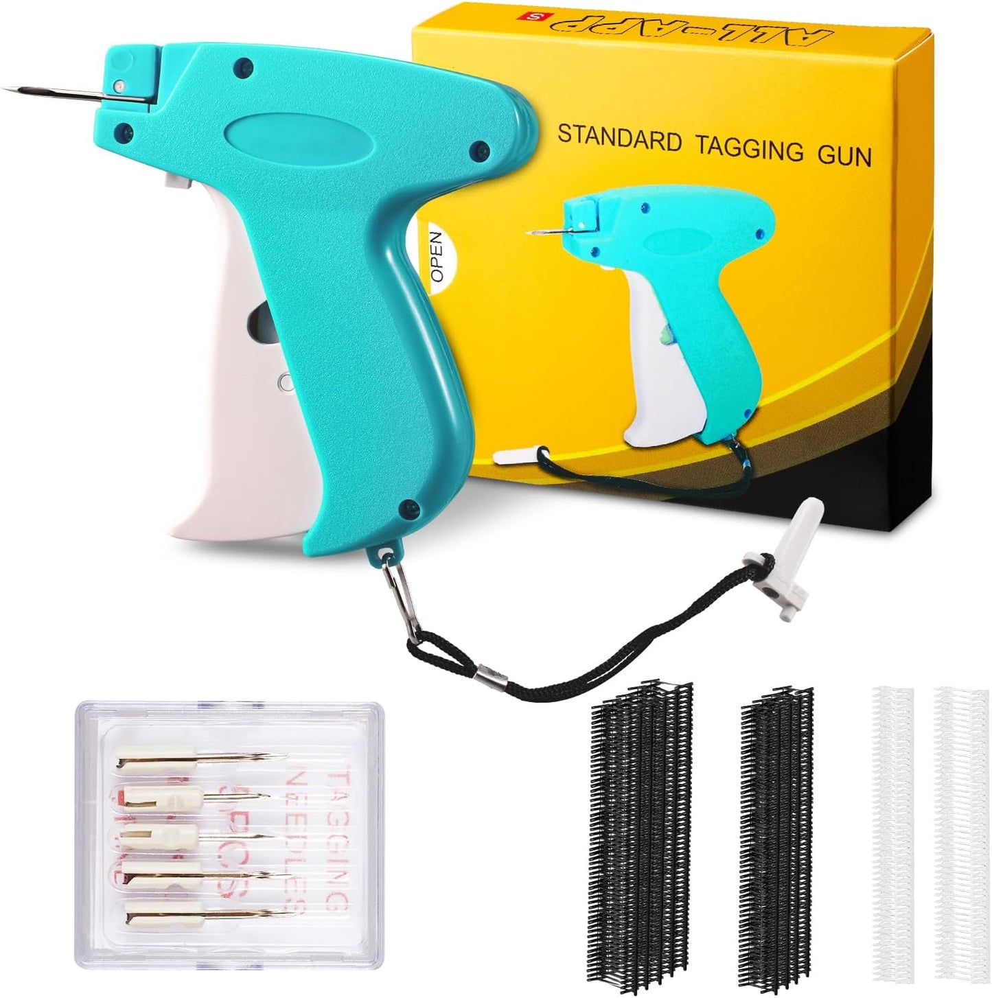 Quick Sewing Tag Gun – Mini Hemming Tool with 2000 Fasteners